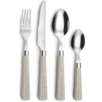 Amefa Besteck-Set Paille Grau 24 Stück Metall