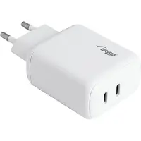 Akyga 40 W 2x USB-C Ladegerät AK-CH-19 QC3.0 PD3.0 5-12 V / max 3 A
