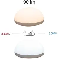 Beneito Faure Tragbare und verstellbare batteriebetriebene 1-W-LED-Lampe, Trion. Li-Ionen-Akku. 3000K oder 5000K Licht.