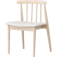 Ebuy24 Esszimmerstühle Flora Weißwäsche 2er-pack