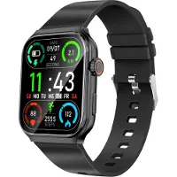 Akashi , Smartwatch Bluetooth Sport-Tracking Freisprechanrufe, Schwarz