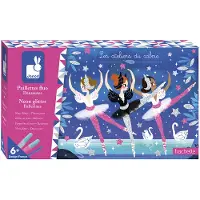 Janod Neon Glitter Ballerinas Mehrfarbig 6-99 Years Mehrfarbig 6-99 Years