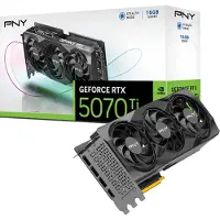 PNY GeForce RTX 5070 Ti, GeForce RTX 5070 Ti, 16 GB, GDDR7, 256 Bit, 7680 x 4320 Pixel, PCI Express x16 5.0