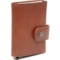 The Chesterfield Brand C08.0609 Leather Card Holder Novum Series Larino cognac
