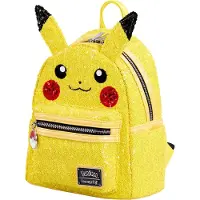 Loungefly Pokemon by Mini Rucksack World 1-1 Sequin Pikachu Cosplay