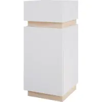 Vicco Midischrank Gloria Weiß 33 x 75.5 cm mit Tür und Schublade, Model 40878