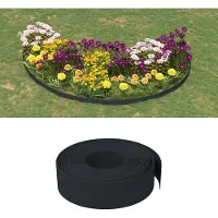 vidaXL Rasenkanten 3 Stk. Schwarz 10 m 15 cm Polyethylen , Beeteinfassungen Design 2024