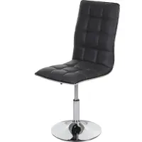 MCW Esszimmerstuhl MCW-C41, Stuhl Küchenstuhl, höhenverstellbar drehbar, Kunstleder grau
