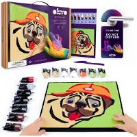 Okto Modelliermasse-Set nach Zahlen 29*29 cm Mops