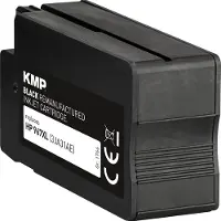 KMP GOLD Tintenpatrone passend für HP 967XL Black 3JA31AE mit OEM-Parts und Chip