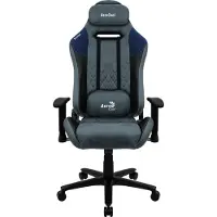 Aerocool DUKE AeroSuede, Universal-Gamingstuhl, 150 kg, 125 kg, Nylon, Stahl, Blau