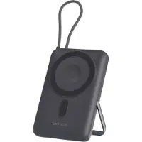 4smarts Enterprise Pocket, 10000 mAh, Quick Charge 2.0, Kabelloses Aufladen, 22,5 W, Grau