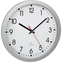 TFA-Dostmann Analoge Funk-Wanduhr mit Sekundenzeiger, 60.3522.02,