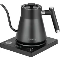 Ecg Forza 8000 Pour over Nero | Wasserkocher | Volumen 1,0 Liter | Gehäuse aus Edelstahl | 1200 W | Mattschwarzes |