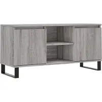 vidaXL TV-Schrank Grau Sonoma 104x35x50 cm Holzwerkstoff