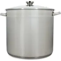 Menastyl Topf mit Deckel – – 4615451 – Edelstahl – 17 Liter – 32 cm – Geeignet für alle Herdarten, inklusive Induktion