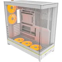 Montech HS02 PRO, Midi Tower, PC, Weiß, ATX, micro ATX, Mini-ITX, Glas, Multi