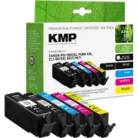 KMP 1576,4205, Hohe (XL-) Ausbeute, Cyan, 25 ml, 10,5 ml, 5 Stück(e), 5190 Seiten
