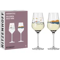 Ritzenhoff HERZKRISTALL WEIßWEINGLAS-SET H23 VON AURÉLIE GIROD | APPLEFIELD