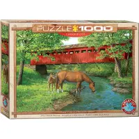 Eurographics Puzzle 6000-0834 - Sweet Water Brücke by Persis Clayton Weirs - 1000 Teile