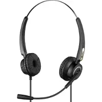 Sandberg USB Office Headset Pro Stereo, Kabelgebunden, Büro/Callcenter, 20 - 20000 Hz, 115 g, Kopfhörer, Schwarz