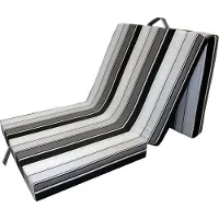 VitaliSpa Faltmatratze Schwarz 190 x 70 cm, Model 12697