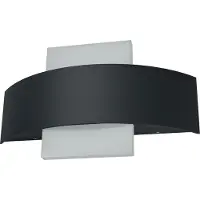 Osram ENDURA Style Shield Square LED-Außenleuchte mit Lichtaustritt oben und unten in Dunkelgrau aus Aluminium, IP44-Schutz, für Fassaden-/Eingänge