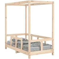 Syfax Kinderbett 70x140 cm Massivholz Kiefer