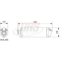 MIVV Oval Triumph Tiger 800 Xc/xr/xrt/xca 2011-16 T.011.lnc Homologierter Slip On Schalldämpfer