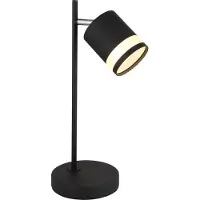 Globo Lighting Tischleuchte Metall schwarz matt, 1x GX53 LED