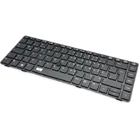 T-ProTek Tastatur - Farbe: schwarz - mit schwarz Rahmen - Deutsches Tastaturlayout kompatibel für HP EliteBook 8460W