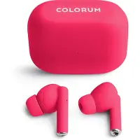 Forever COLORUM TWS, In-Ear Kopfhörer, Bluetooth 5.0, Kabellose, in Ear Kopfhörer Sport, USB-C, für Android und IOS, Rot
