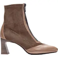 Hispanitas für Damen. HI254186 Atlanta Soho braune Lederstiefeletten (40), 3 bis 5 cm, Reißverschluss, Lässig