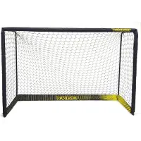 Powershot Fußballtor aus schwarzem Stahl - 4 x 2m