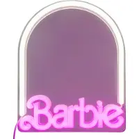 Adlibris Barbie Wand-Spiegel Neon 27 cm