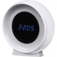 Osram NIGHTLUX Digitale Uhr & Nachtlicht mit Sensor, 0,3W, 5lm, Batterbetrieb, USB-Ladekabel, Farbwechselfunktion für weißes Licht, einfache Montage, nur für Innenräume geeignet (auch Feuchträume)