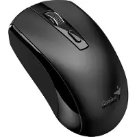 Genius ECO-8150 Kabellose Maus, Wiederaufladbar, Optisch, 1200 DPI, Copilot-Taste, Schwarz