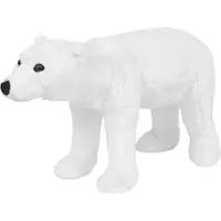 Syfax Plüschtier Eisbär Stehend Plüsch Weiß XXL