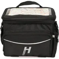 Haberland Lenkertasche 10l Max Plus schwarz - geräumige Lenkertasche mit KLIC...
