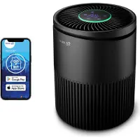 Clean air optima Intelligenter HEPA-UV-Ionisator-Luftreiniger CA-503B Compact Smart - Geeignet für Räume bis zu 30m² / 75m