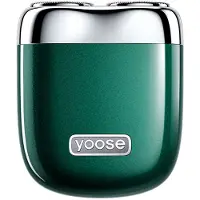 Yoose -MINI 2 Leichter Rasierer, Legierungsmaterial, stilvoller und tragbarer Rasierer, einfach zu reinigen und zu pflegen,Grün