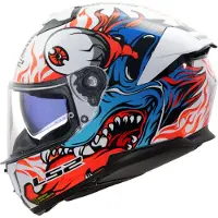 LS2 LS2FF808StreamIIInfernoWeißBlau06Integralhelm Größe XL