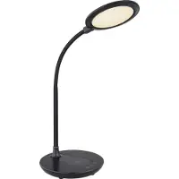 Globo Tischleuchte Kunststoff schwarz, LED