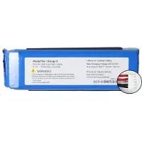 Tradebit Akku für JBL CHARGE 3 6000mAh 3,7V Lautsprecher Ersatzakku Bluetooth Speaker Akku Li-Ion