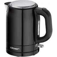 Cloer 4510, 1 l, 2200 W, Schwarz, Edelstahl, Wasserstandsanzeige, Überhitzungsschutz