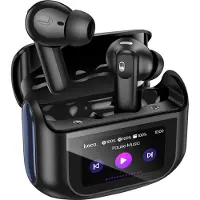 Hoco Kabellose Kopfhörer Kabellose Ohrhörer mit Touchscreen TWS ANC ENC EQ21 midnight black