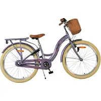 Volare Blossom Kinderfahrrad - Mädchen - 24 Zoll - Lila - 3 Gänge