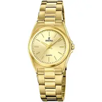 Festina F20557/3 Uhr Damenuhr Edelstahl gold
