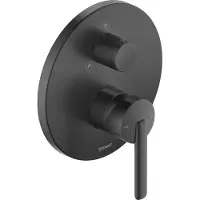 Duravit Fertigmontageset Balcoon UP-Brause-Einhebelmischer, 2 Verbr., rd, sw matt