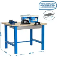 Simonwork (bancos De Trabajo) Bt6 Box Metallregal 865x1800x750 Mm